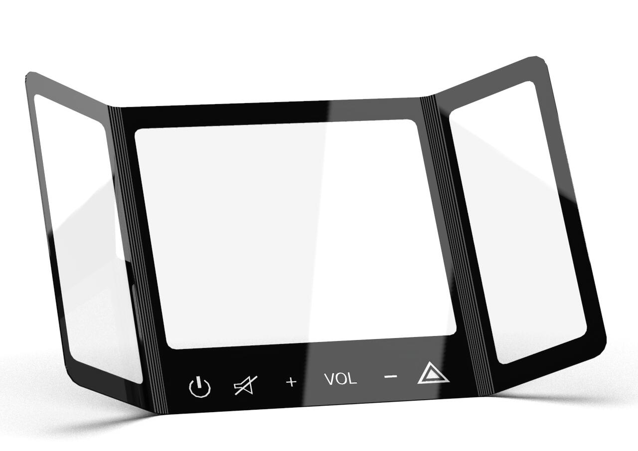 แผงกระจกที่ประยุกต์ใช้ในรถยนต์ (กระจกแบน/กระจกโค้ง/กระจกรูปร่างพิเศษ)